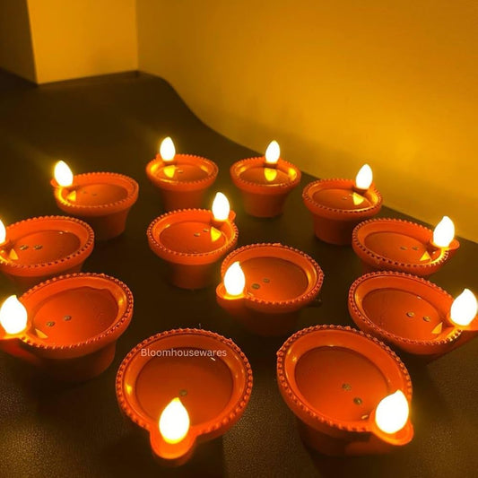 ✨ LED Light Water Sensor Diyas™ (Pack of 18)
